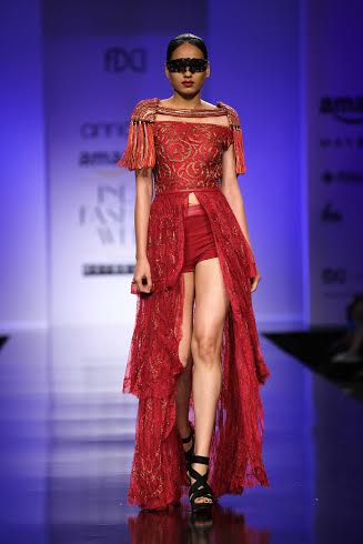 Amazon India Fashion Week: Shriya Saran sizzles ramp