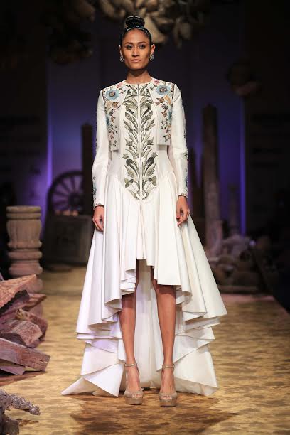 Designer Samant Chauhan showcases collection at Amazon India Fashion Week Day 1