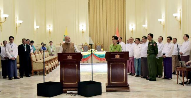 PM Modi in Myanmar
