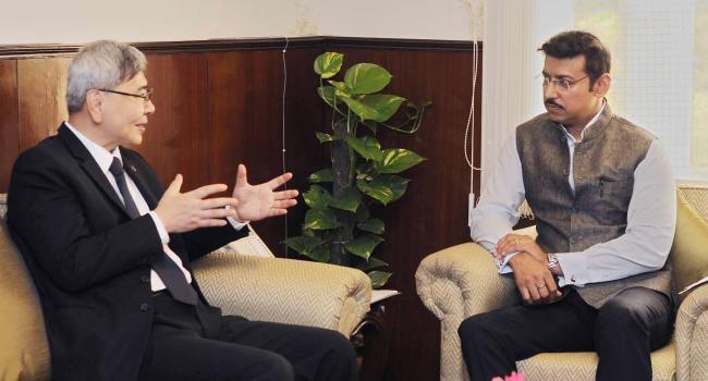 Malaysian minister meets Indian ministers in New Delhi