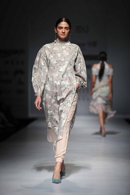 Amazon India Fashion Week: Hemant & Nandita displays their collection on floor