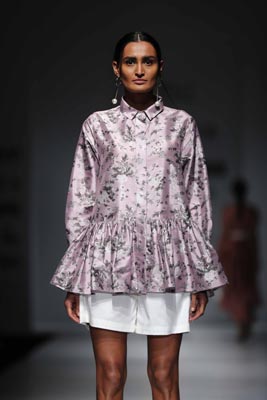 Amazon India Fashion Week: Hemant & Nandita displays their collection on floor