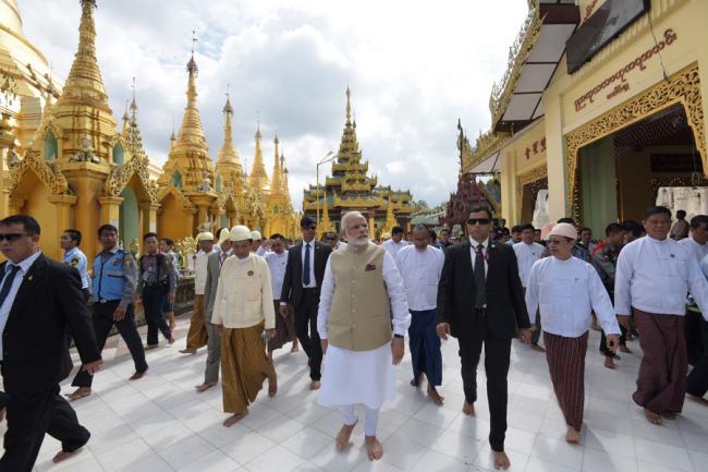 Prime Minister Narendra Modi's visit to Yangon, Myanmar 