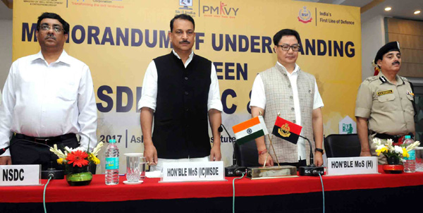 Rajiv Pratap Rudy and the Minister of State for Home Affairs