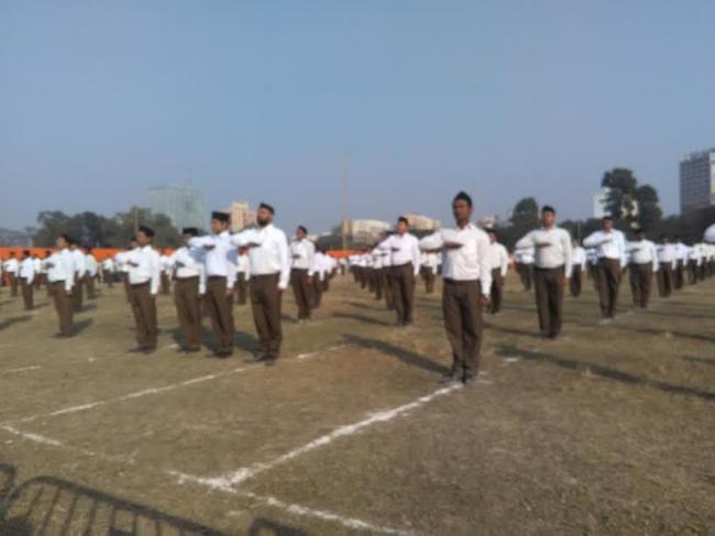 Mohan Bhagwat in Kolkata,addresses rally