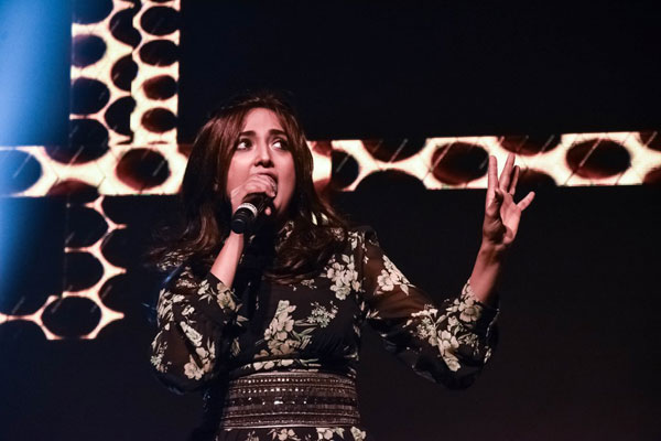 Monali Thakur at Bandhan Bank Foundation Day celebration 