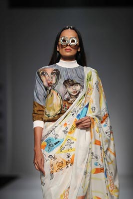 Aartivijay Gupta showcases her collections at Amazon India Fashion Week