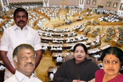 Tamil Nadu Assembly adjourned, trust vote halted by ruckus