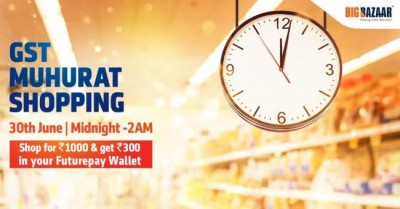 Big Bazaar offers special GST Muhurat Shopping bonanza on Friday midnight