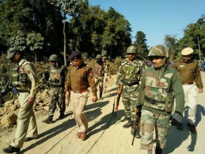 Massive combing operations conducted against militants along Assam-Arunachal Pradesh, three IEDs, live grenade recovered