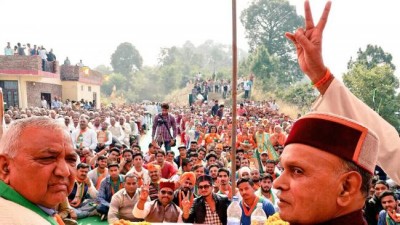 BJP names  Prem Kumar Dhumal as BJP's chief ministerial candidate for Himachal Pradesh polls