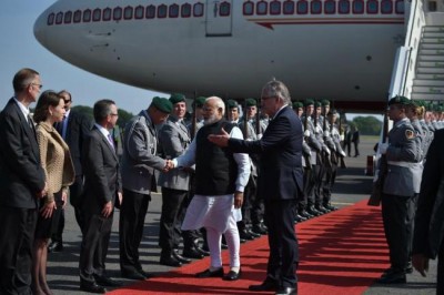 PM Narendra Modi reaches Germany