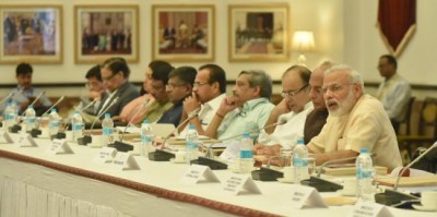 PM Modi interacts with Directors and Deputy Secretaries