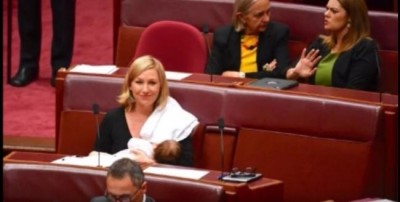 Australian MP makes history, becomes first to breastfeed daughter in parliament