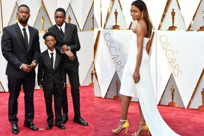 Calvin Klein wardrob Moonlight actors for Oscar night