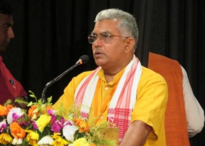 BJP Bengal President  Dilip Ghosh allegedly assaulted in Darjeeling