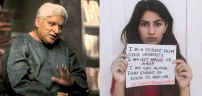 Gurmehar Kaur trolled by hardly literate player, wrestler: Javed Akhtar
