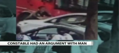 Video shows Mumbai cop trying to run down man in busy market