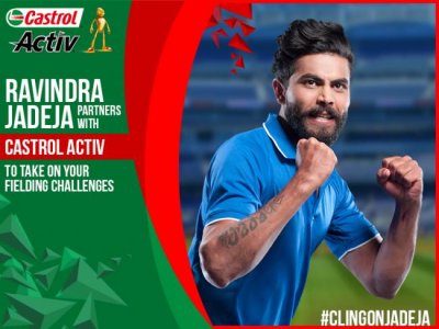 Ravindra Jadeja takes on Castrol Activ Cling On fielding challenges