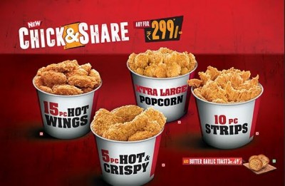 KFCâ€™s launches all new â€˜Chick & Shareâ€™