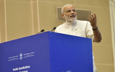 PM Modi releases photo book titled "President Pranab Mukherjee - A Statesman"