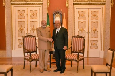 PM Modi meets his Portuguese counterpart Antonio Costa 