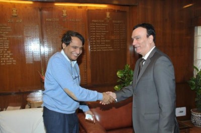UAE Ambassador India meets Suresh Prabhu