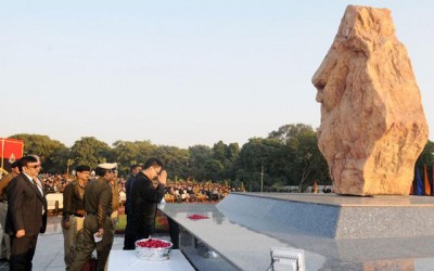 BSF conducts first band display and retreat ceremony at National Police Memorial 