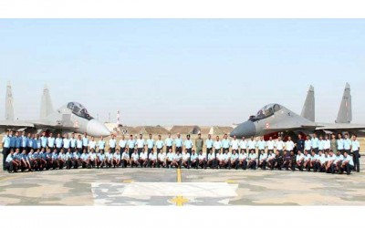Induction Ceremony of SU 30 MKI to the Valiants
