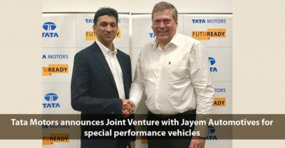 Tata Motors announces Joint Venture with Jayem Automotives for special performance vehicles