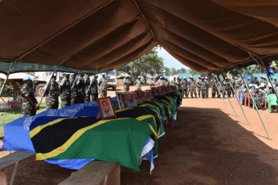 UN honours 14 peacekeepers killed in eastern DR Congo