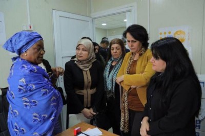  In Iraq, UN's focal point for conflict-related sexual violence visits abused women