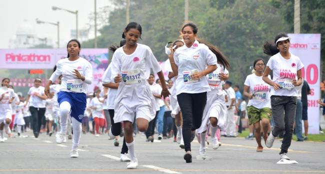 Kolkata Pinkathon completes its first edition run with 3500 women participants