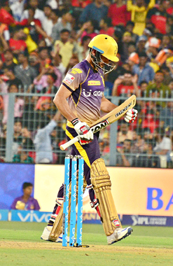 KKR beat RC Bangalore  at Eden Gardens