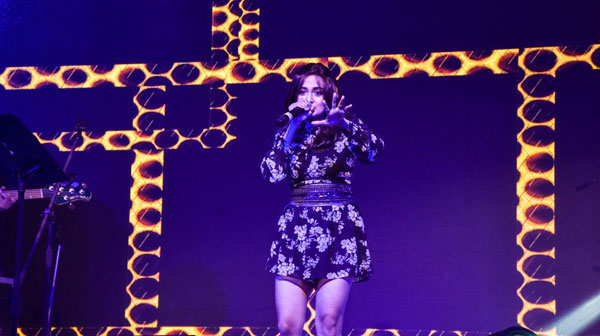 Monali Thakur at Bandhan Bank Foundation Day celebration 