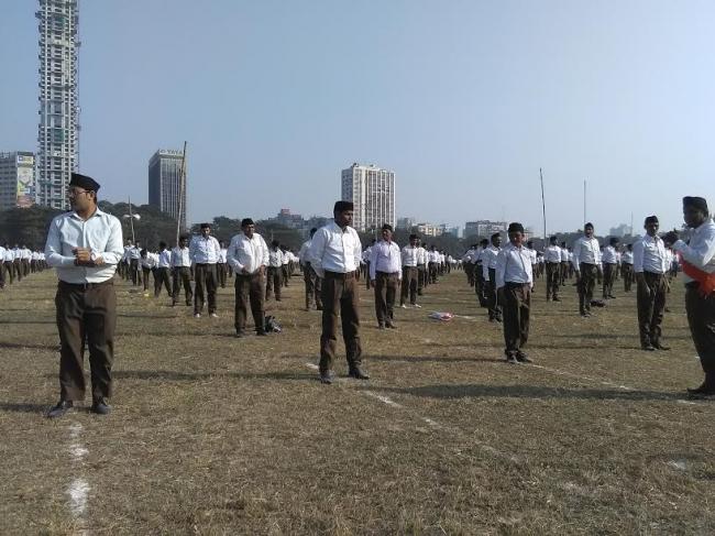 Mohan Bhagwat in Kolkata,addresses rally