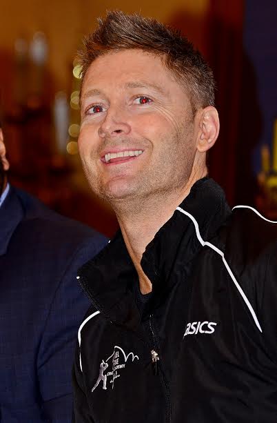 Michael Clarke visits Kolkata
