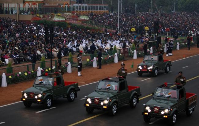 India celebrates 68th Republic Day by displaying its military might, cultural diversity