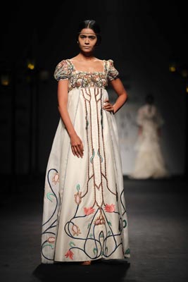 Designer Samant Chauhan displays his Spring Summer at AIFW 