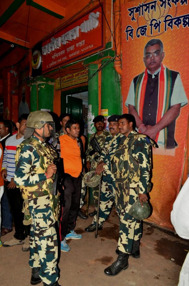 BJP office in Kolkata attacked after CBI arrests TMC MP Sudip Bandopadhyay