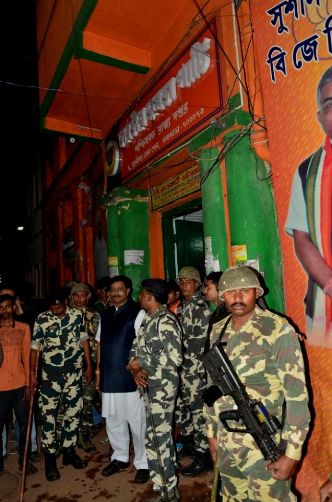 BJP office in Kolkata attacked after CBI arrests TMC MP Sudip Bandopadhyay