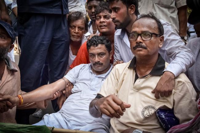 BJP holds protest march to Lalbazar, clashes with police