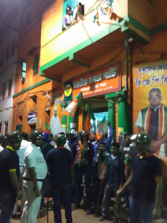 BJP office in Kolkata attacked after CBI arrests TMC MP Sudip Bandopadhyay
