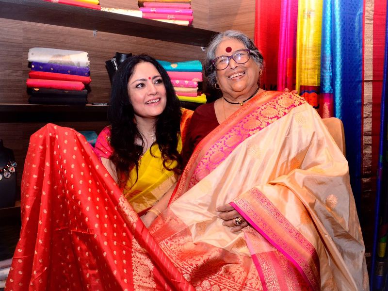 Nabaneeta Dev Sen, Agrimitra Paul launch refurbished boutique Bunkaari India