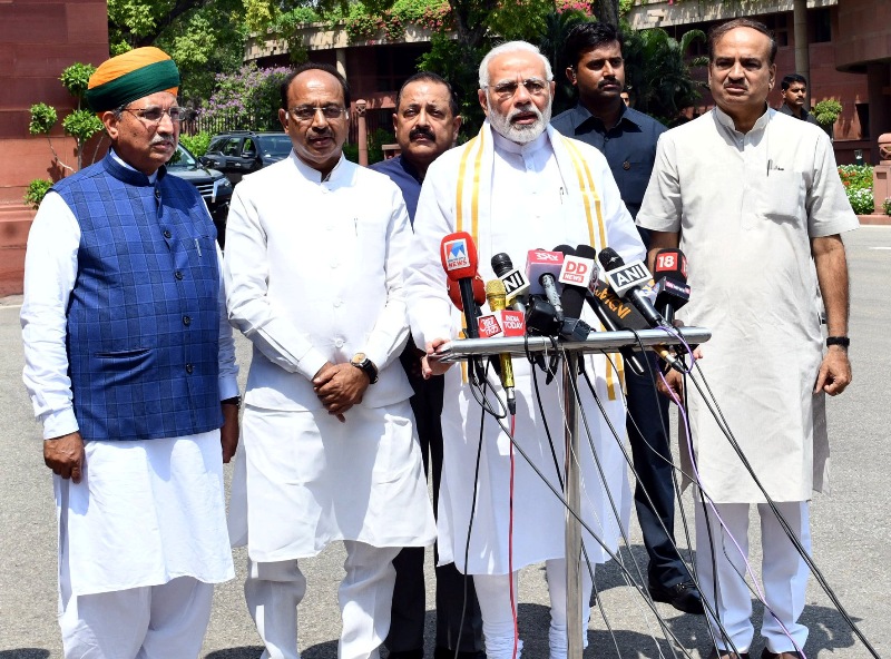 PM Modi addresses media ahead of Monsoon session 