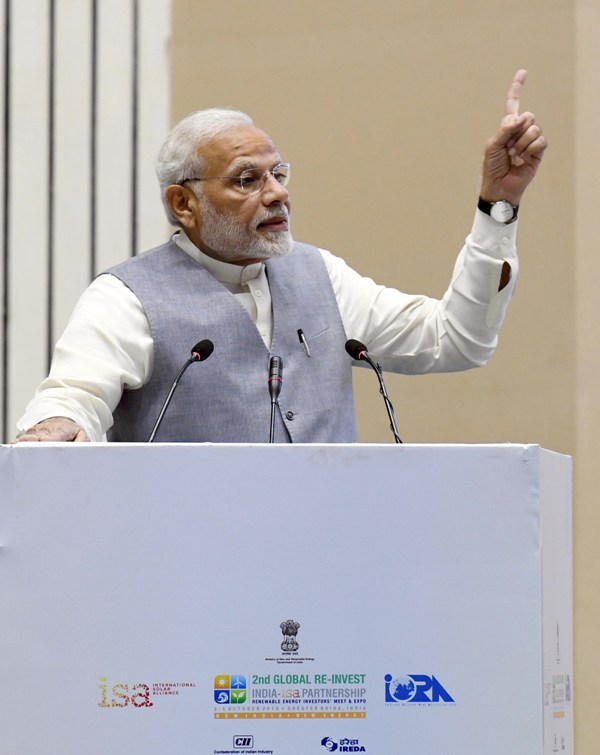 PM Modi addresses first Assembly of International Solar Alliance in New Delhi