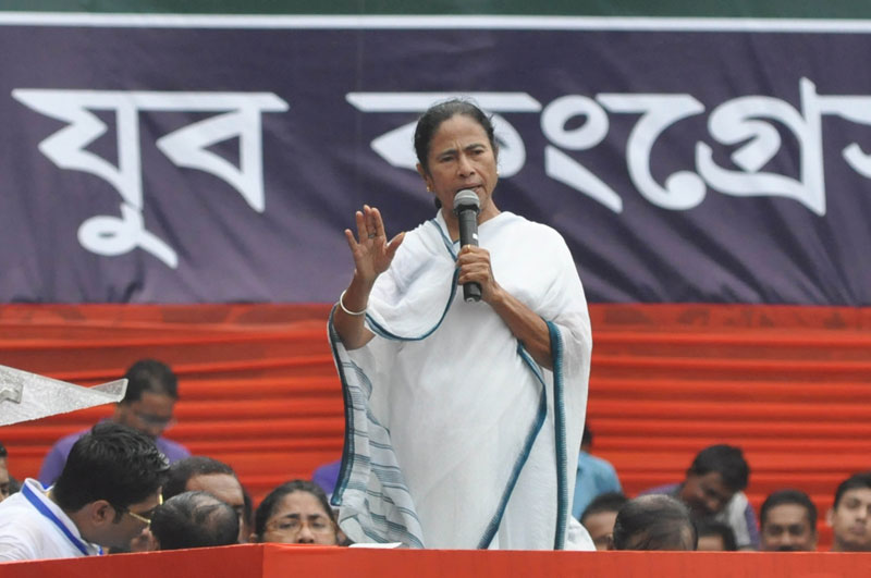 Mamata Banerjee addresses TMC's Martyrs' Day rally in Kolkata