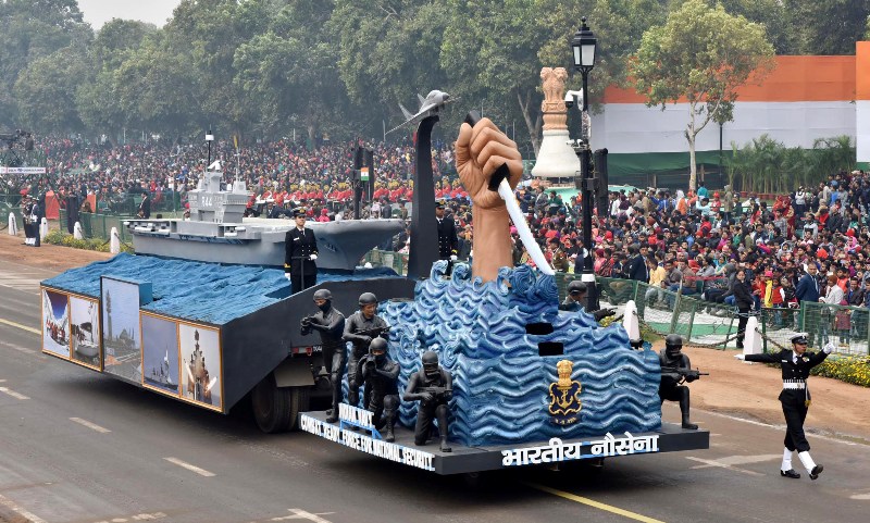 Dress rehearsal for Republic Day in Delhi