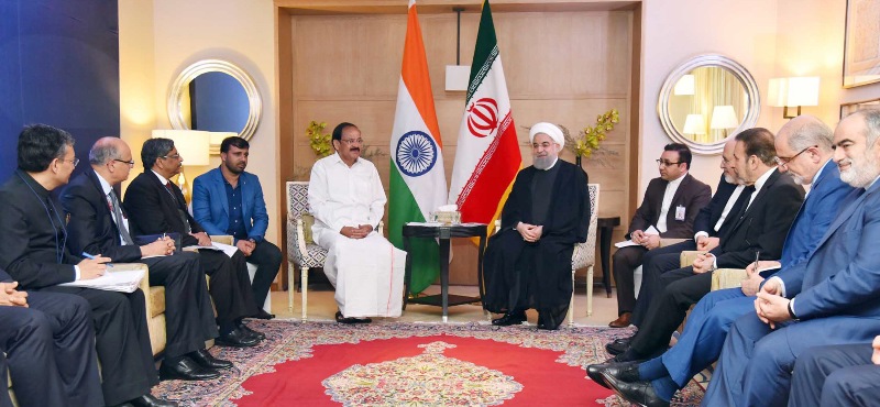 President of  Iran  Dr. Hassan Rouhani  in New Delhi