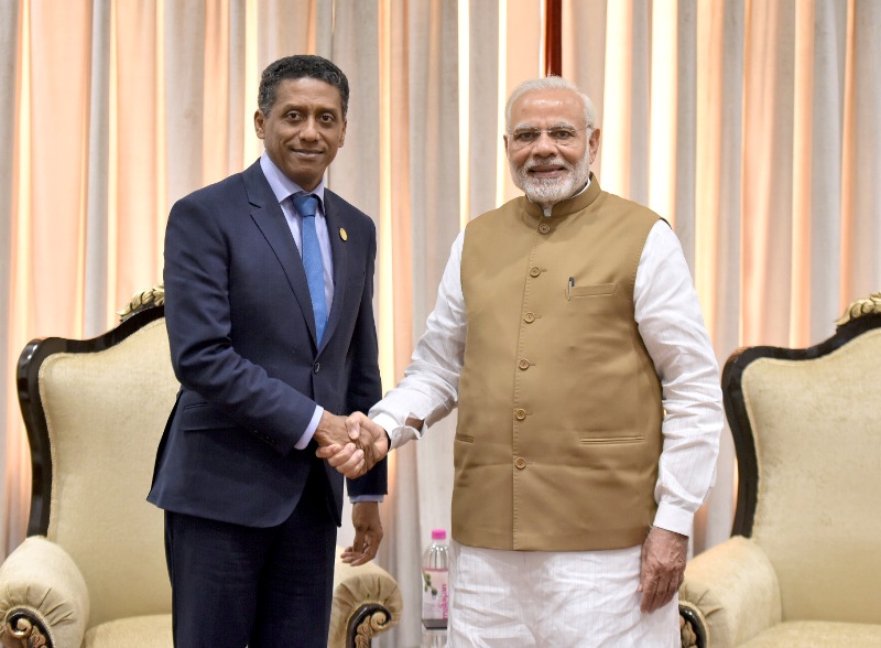 Prime Minister Narendra Modi meets several world leaders on sidelines of ISA Summit 